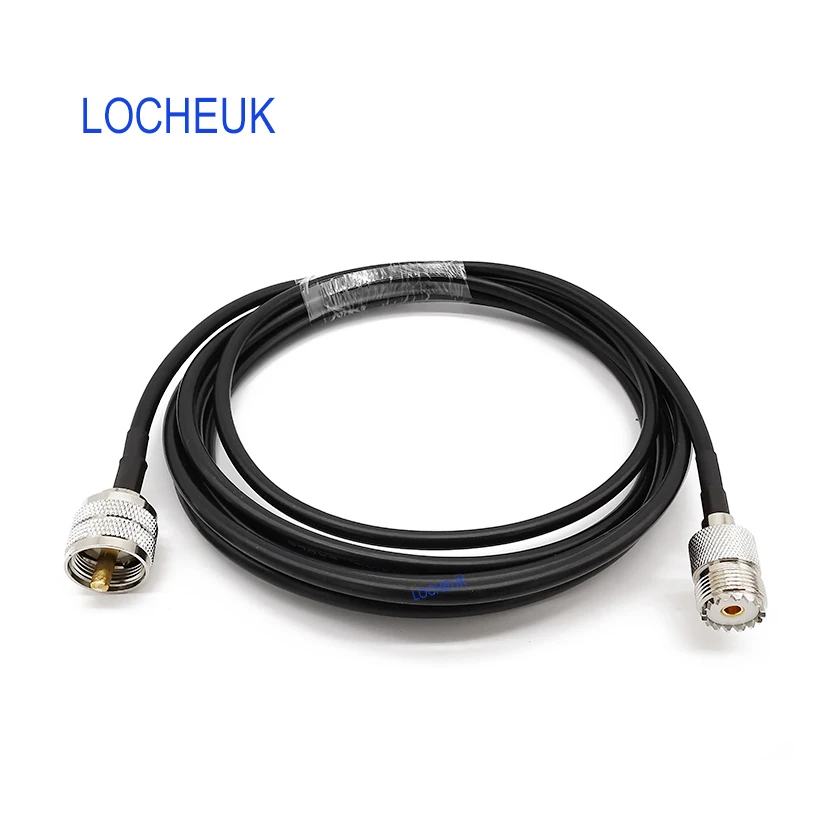 Радиочастотный коаксиальный кабель RG58 UHF PL259 штекер к SO239 гнездовой разъем