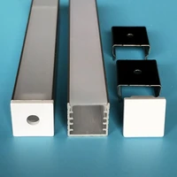 free shipping 50mlot 2m led strip aluminum profile for led linear luminaireled aluminum channel flat aluminum body