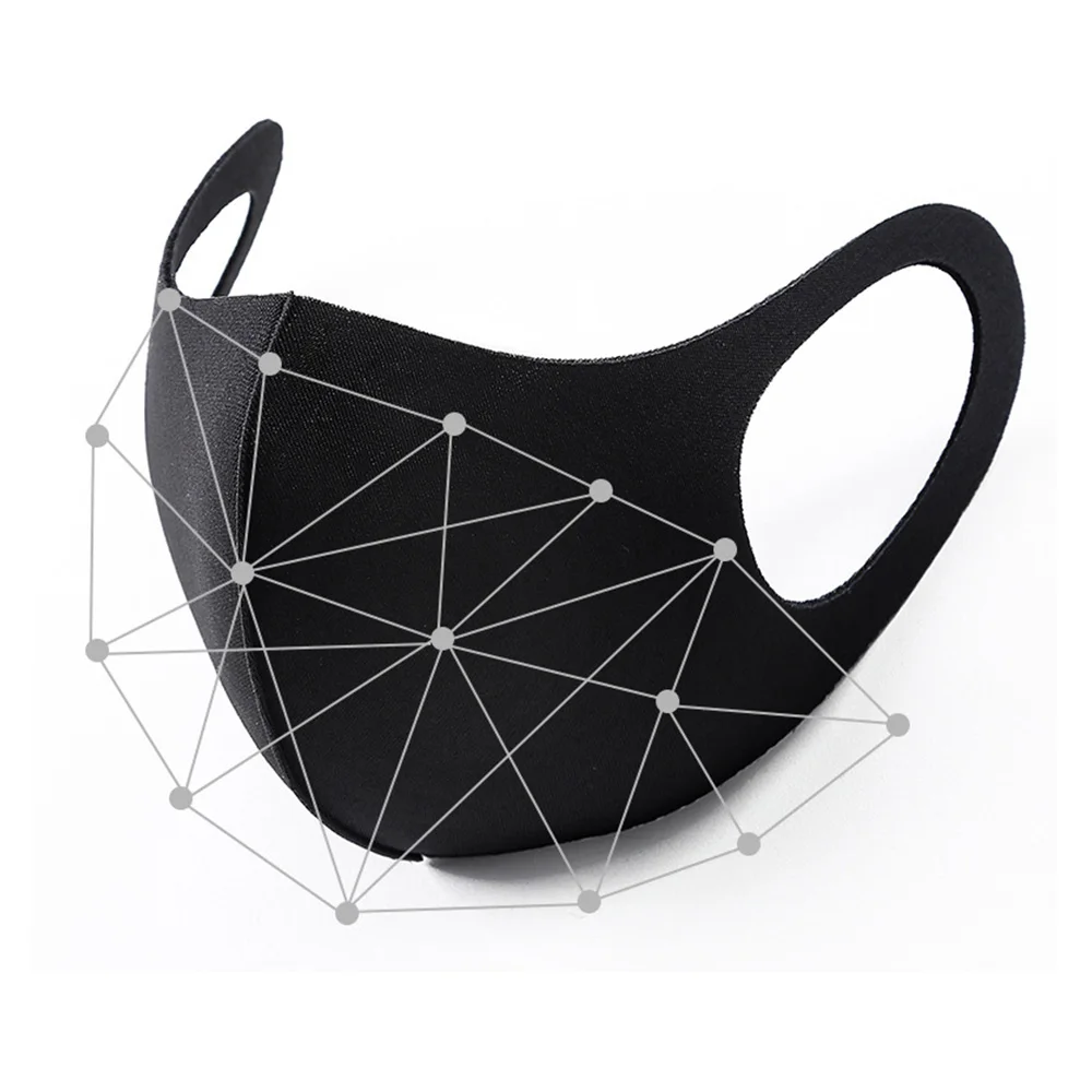 10 шт. маска для лица взрослых дышащая респиратор моющаяся многоразовая |