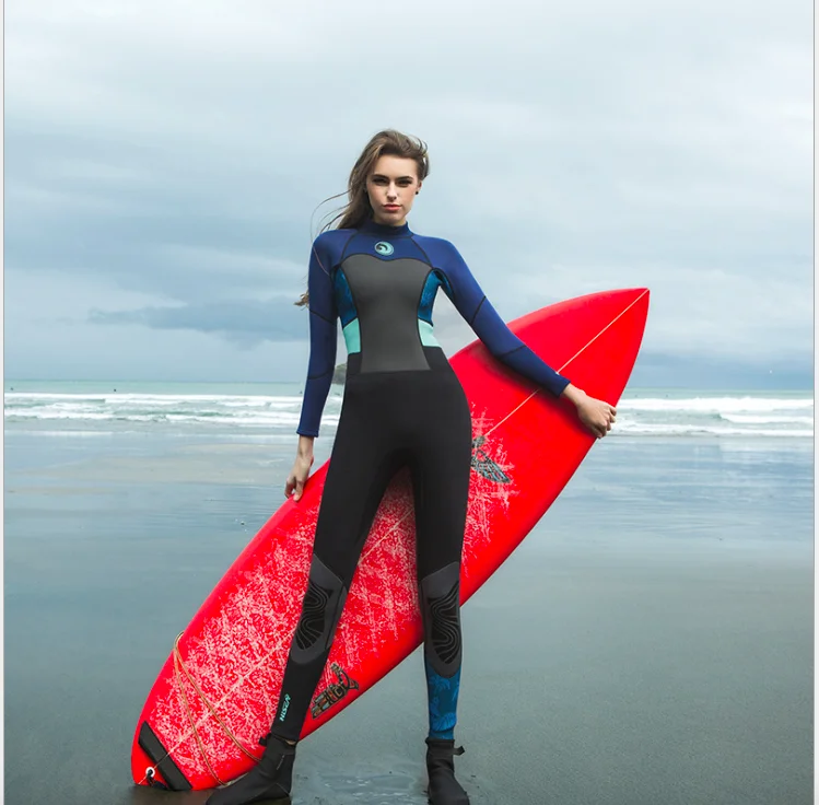 

Гидрокостюм толщиной 3,0 мм для мужчин и женщин, цельный гидрокостюм для серфинга, зимний купальник для холодного и теплого плавания с подвод...