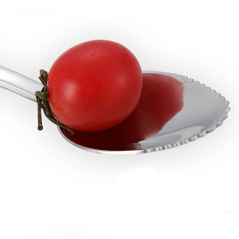 

1PC Dessert Spoon Fruit Scraping Mud Spoon Baby Food Supplement Tableware Tea Spoons Thick Puree Spoon Coffee Stirring Spoons