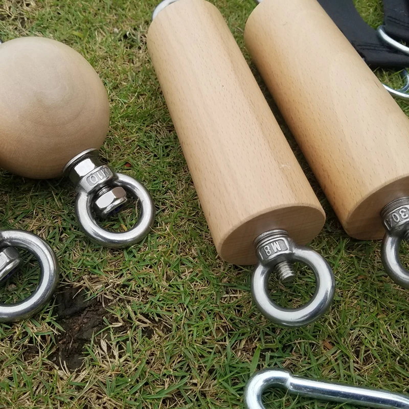1 набор для спортзала подтягивающая рука деревянная ручка с ремешком Cannonball