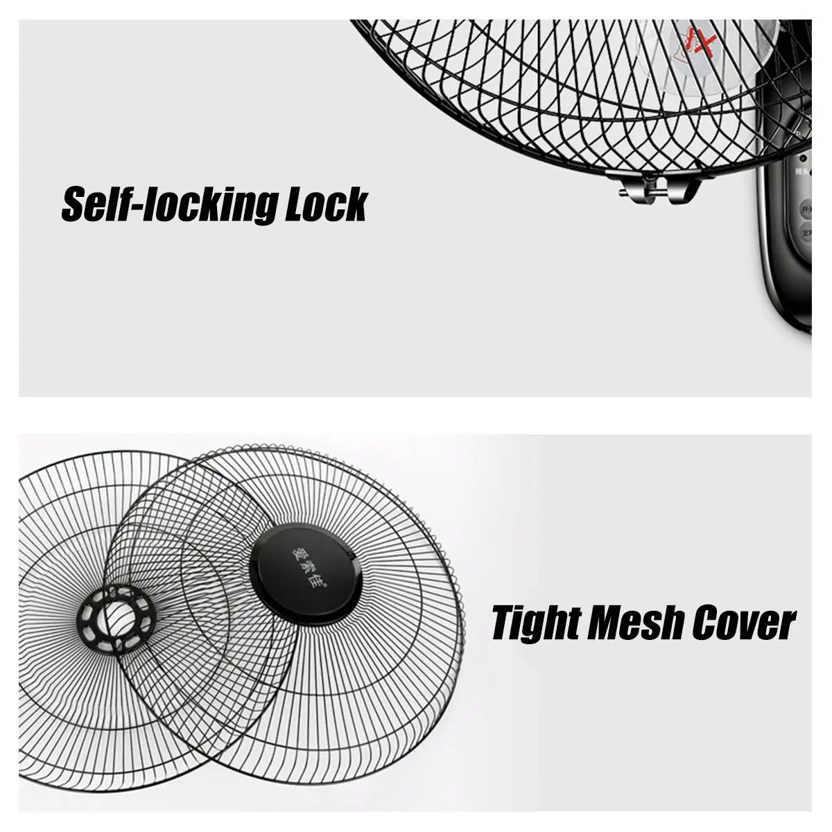 

Wall-Mounted 5 Blades Electric Fan Air Cooler Fans Electric Fan Multifunction Household 16 inch Wall hanging Air Conditioner Fan