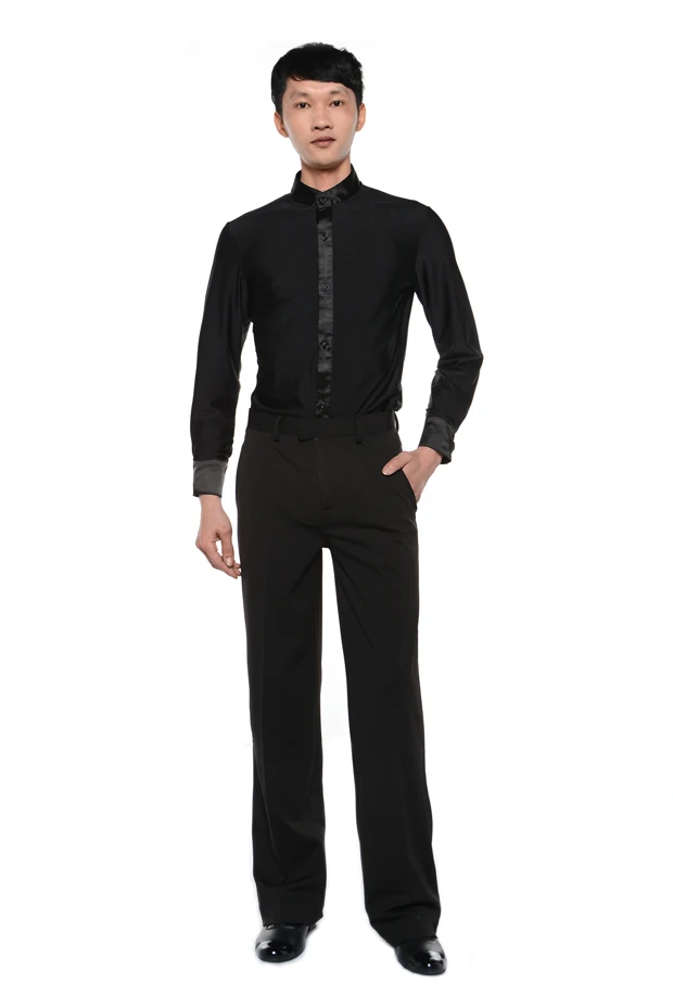 Брюки для латиноамериканских танцев мальчиков рубашки мужские брюки бальных