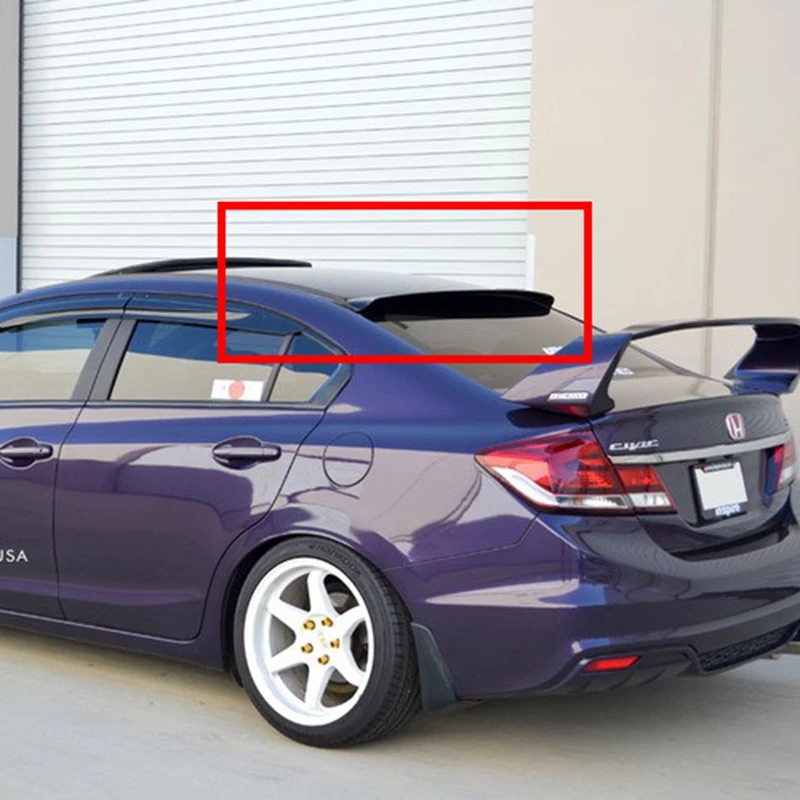 Для honda civic 2008- 2015 ABS пластиковый спойлер козырек | Автомобили и мотоциклы