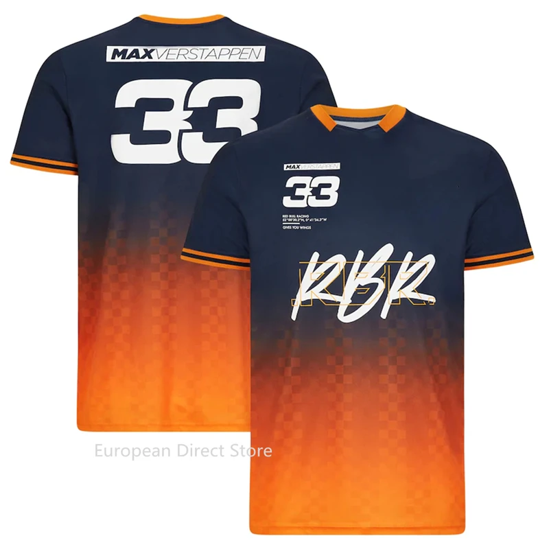 

2021 F1 Hot Selling Breathable Men T-shirt New MOTO Motorcycle Racing Suit Team Shirt Outdoor Riding Oversized T-shirt