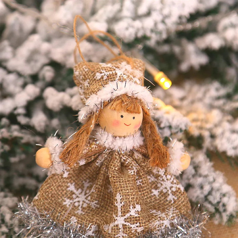 Рождественские елочные украшения куклы-Ангелы Navidad украшения Kerst Natal Декор рождественские украшения для дома год подарок для детей