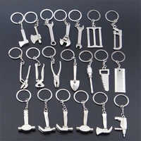 keychains for men car bag keyring outdoor combination tool portable mini utility pocket clasp ruler hammer wrench pliers shovel