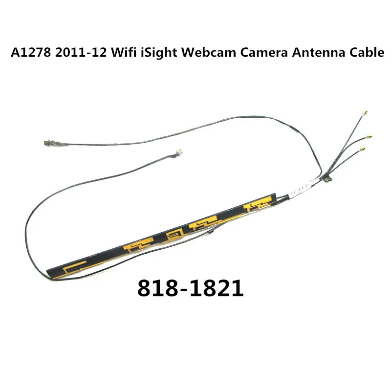 Оригинальный 2011 2012 Wifi iSight веб камера и антенна кабель 818 1821 для Macbook Pro 13 &quotA1278 EMC 2555