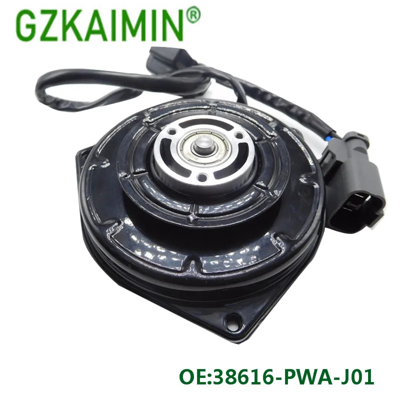 Новый двигатель вентилятора радиатора охлаждения 38616 PWA J01 065000 3070 38616PWAJ01 0650003070 065390 3240 для 2007 2008 Honda Fit 1