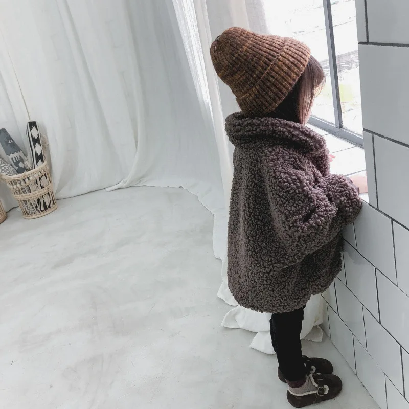 2019 Winter Fashion Baby Boys Girls Coat Children Thick Warm Outerwear Kids Lamb Wool Jacket Cotton Soft Cardigan Hot Sale | Детская