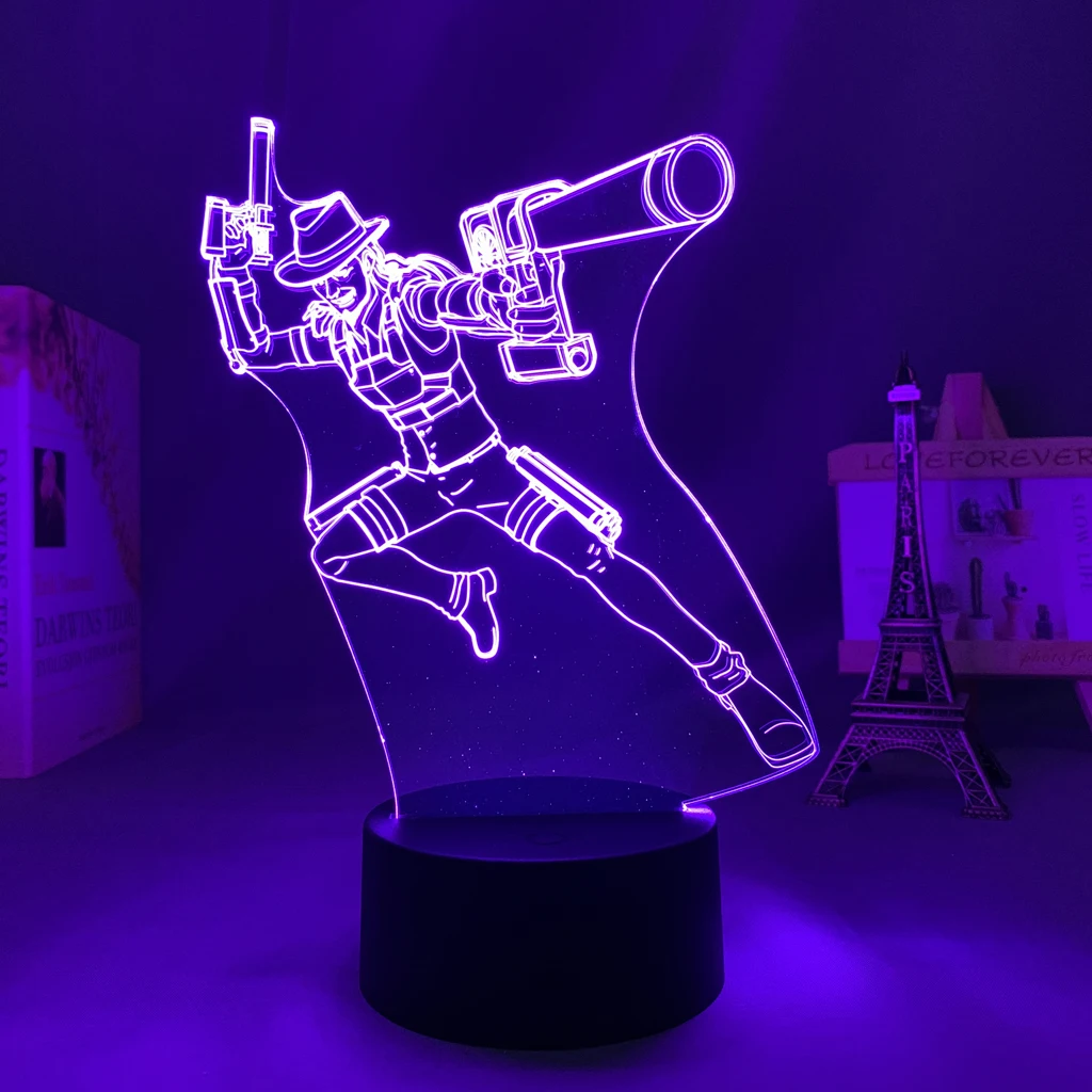 Anime Led Light Attack on Titan Kenny Ackerman for Kid Bedroom Decoration Child Birthday Gift Manga AOT 3d Lamp | Лампы и освещение