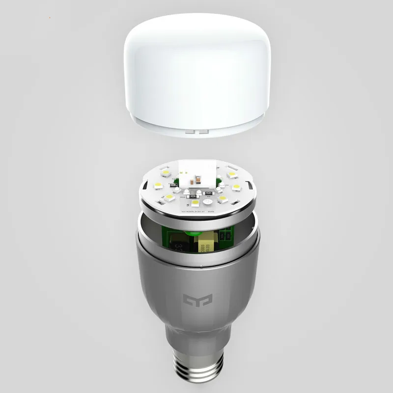 Оригинальная светодиодная лампочка Xiaomi Mijia Yeelight E27 9 вт 600 лм управление через