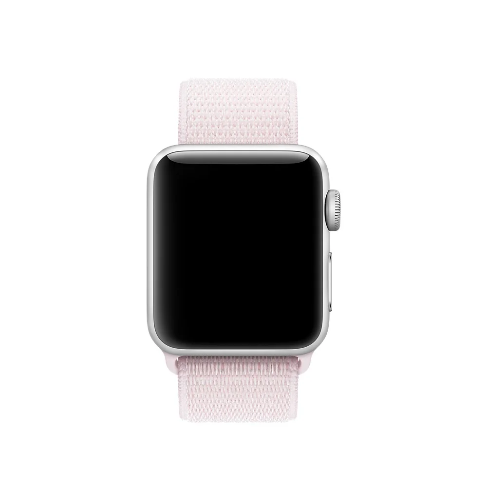 FOHUAS легкий дышащий нейлоновый спортивный ремешок 44 мм для Apple Watch серии 5 2 1 42 мм 38 мм для iWatch ремешок для часов Sport Loop