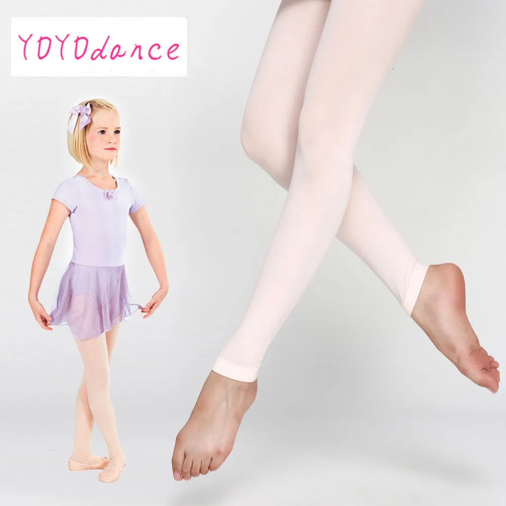 

2022 Flexibles Girls Ballt Dance Tights Warm Opaque Velect Pantyhose Footless Baby