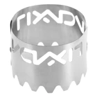 Lixada 2 в 1 портативная титановая стойка для спиртовой плиты ветрозащитный экран для улицы Сверхлегкий Кемпинг пеший Туризм кухонная посуда