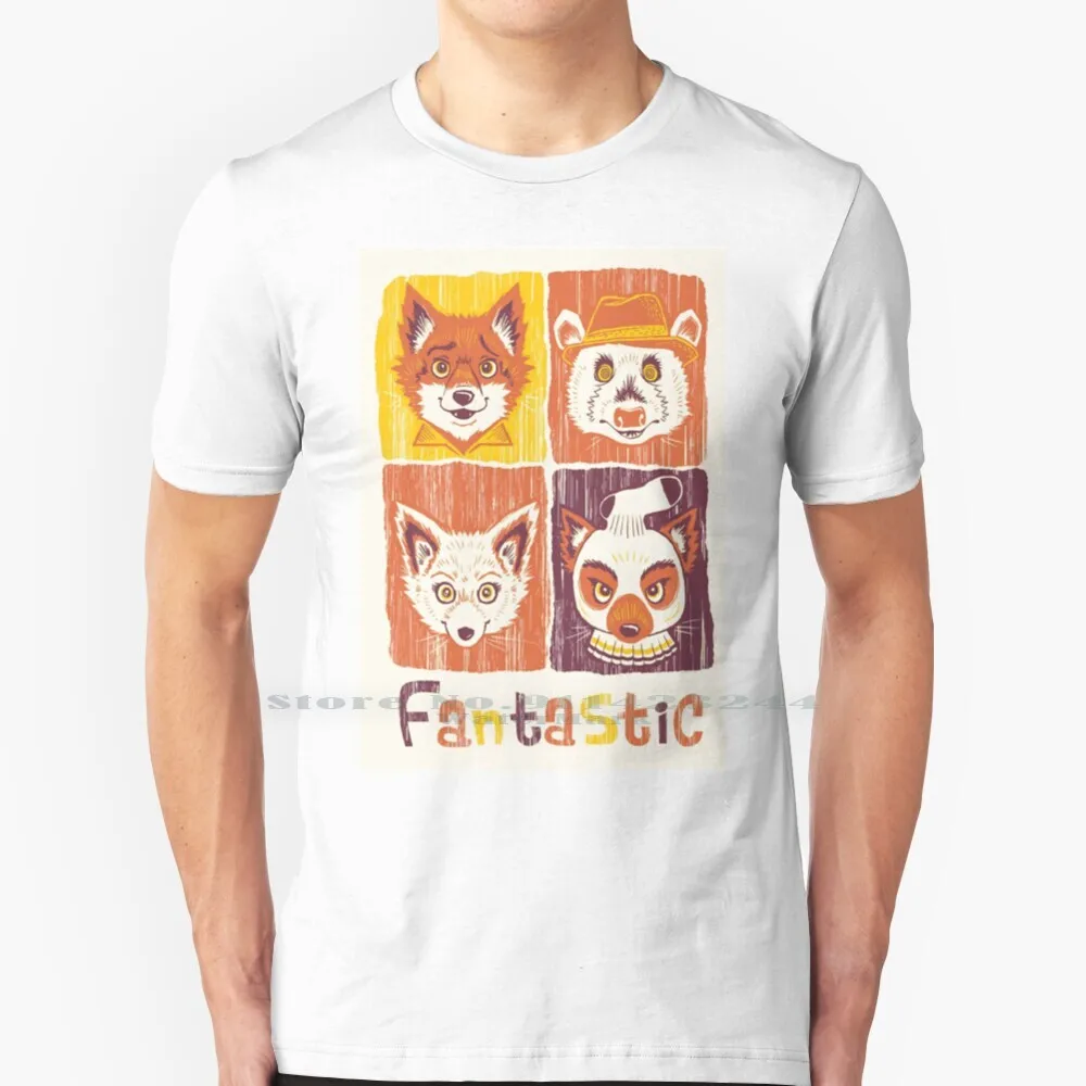 

Fantastic Mr Fox Goodies T Shirt Cotton 6XL Fantastic Mr Fox Goodies Wes Anderson Movie Ed Norton