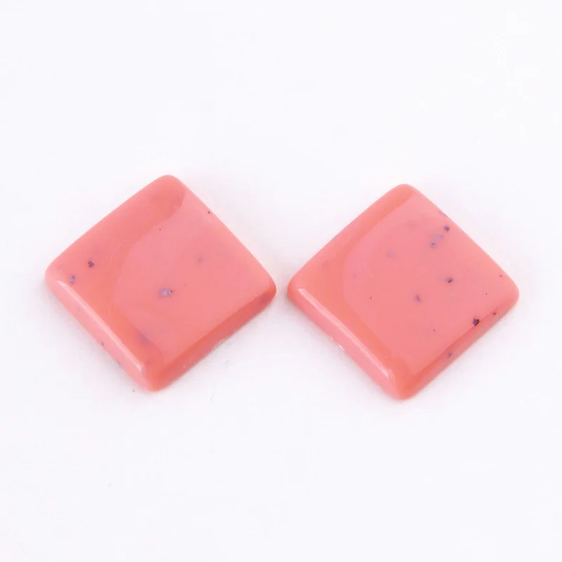 

New macaroon color temperament joker square earrings DIY handmade jewelry earrings accessories materials