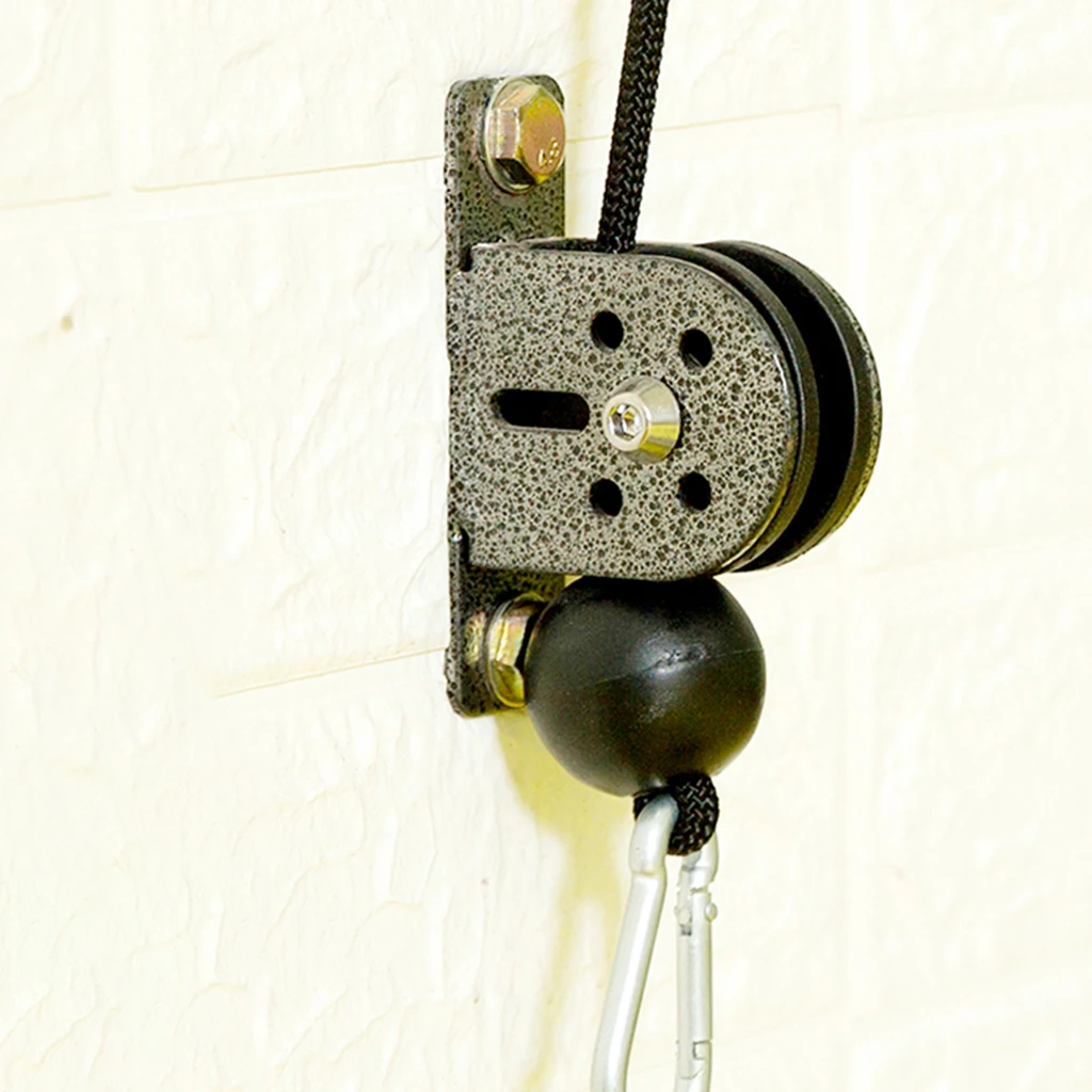 

Lifting Single Pulley Fitness Heavy Duty Wheel Swivel Lifting Rope Pulley Block