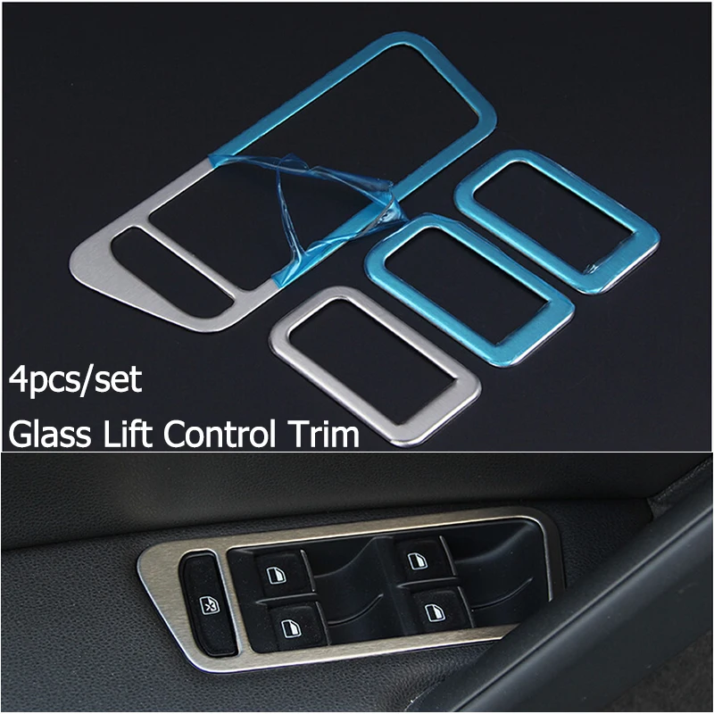 Автомобильный Стайлинг 4 шт./компл. из нержавеющей стали дверная оконная рамка