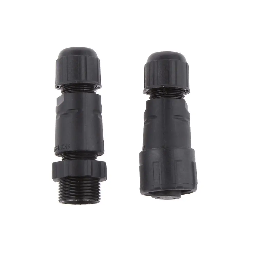 

5A 7.5mm IP68 5 Pins Assembled Waterproof Electrical Cable Connector Socket