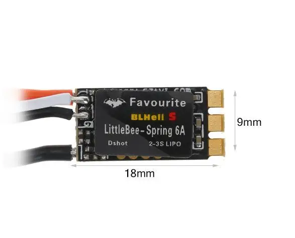 Бесщеточный ESC для FVT LittleBee -Spring6A 2-3S Spring | Игрушки и хобби