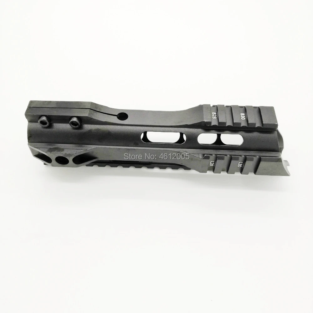 7 дюймов тактический ar 15 AR15 MLOK handguard поплавок супер тонкий Handguard Quad Rail стальная гайка для M4 M16