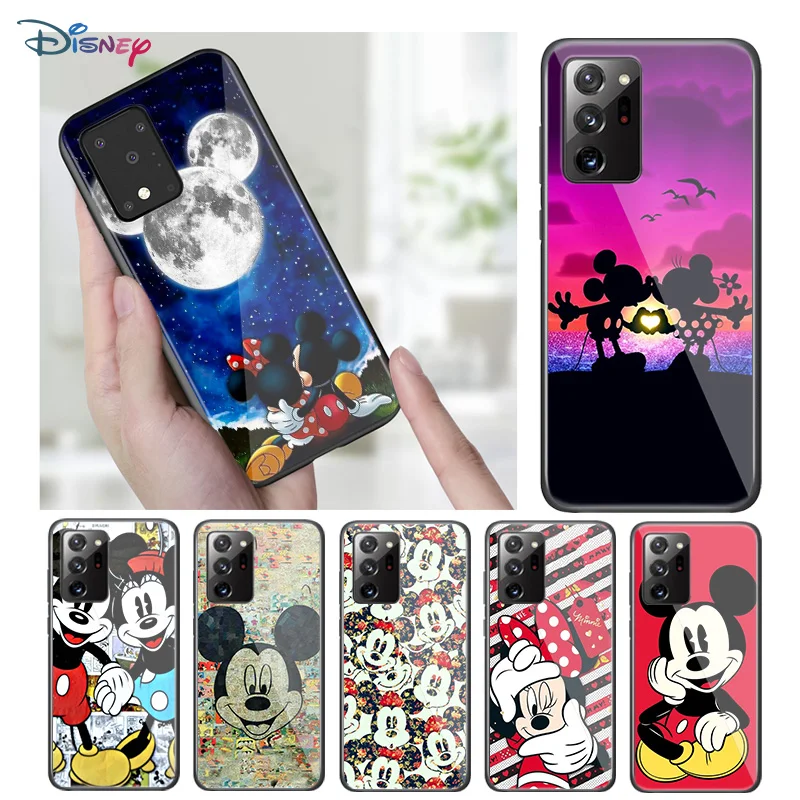 

Disney Cartoon Animation Minnie Mickey Mouse For Samsung Galaxy A21S A51 A71 A91 A12 A32 A42 A52 A72 A02S Soft Black Phone Case