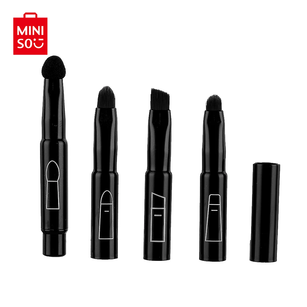 

MINISO 4-in-1 Mini Multifunction Makeup Brush Makeup brushes Cosmetics makeup tools Makeup set Makeup brushes set