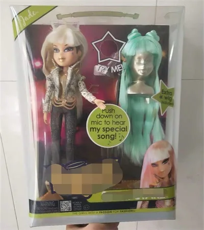 Модная фигурка Bratz Bratzillaz, кукла, несколько вариантов, лучший подарок для ребенка, 1 шт - Цвет: Светло-желтый
