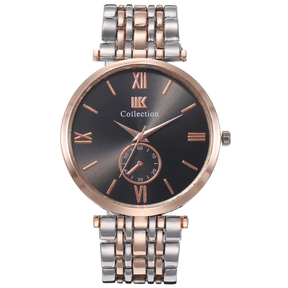

High-quality gift set wallet+tie+big dial quartz watch+shaver