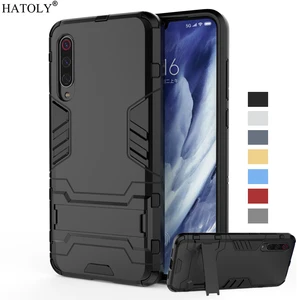 for xiaomi mi 9 pro case mi 9 pro 5g armor tpu rubber shell hard pc back phone cover case mi 9 pro case for xiaomi mi 9 pro 5g free global shipping