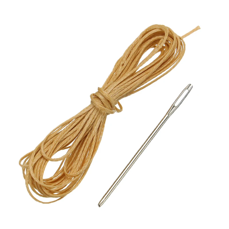 Универсальная кожа с ручной строчкой Кожаная иглой и ниткой аксессуары для