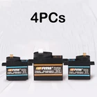 4 шт. FMS 9 г 17 г 25 г сервопривод пластиковый аналоговыйметаллический цифровоймедленно положительный резерв микро сервопривод рулевой двигатель для RC Airpanle DIY