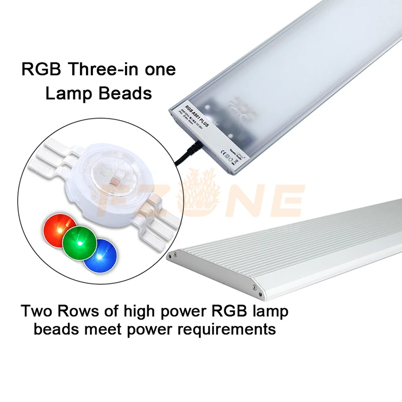 Chihiros RGB A Plus Serail App Control СВЕТОДИОДНЫЙ светодиодный светильник Aqaurium с 3 тусклыми