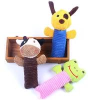 corduroy small dog toys sounding toys animal shape plush pet puppy squeaky chew bite resistant toy pets accessories supplies