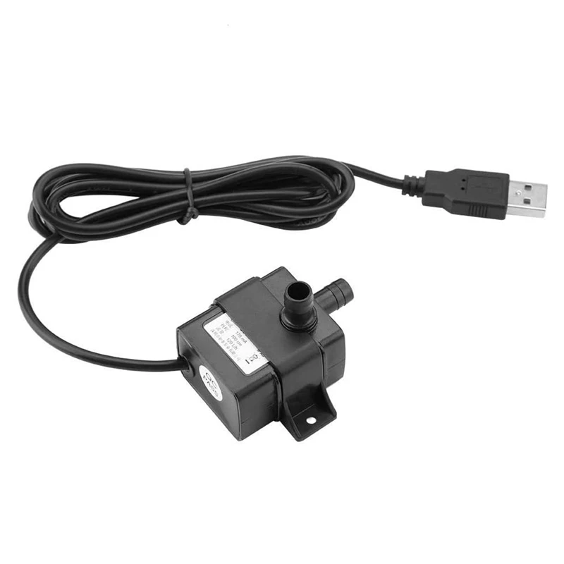 

Бесшумный водяной насос Mini USB DC 5 В IPX8, водяной насос для аквариума, фонтана, циркуляции воды, аквариума, водяной охлаждающий насос