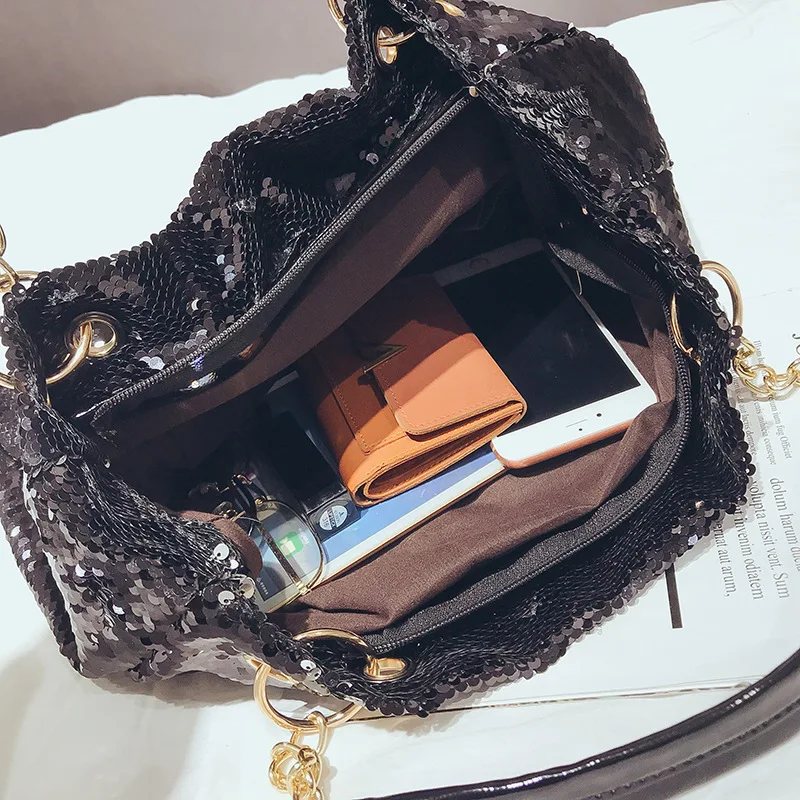 

Bags women 2020 new fashion women's bags popular color sequins ladies shoulder bag versatile handbag large capacity women bag