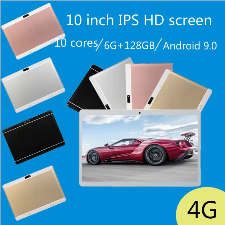 

Заводская Прямая продажа пользовательский новый 10,1 дюймовый Android 4G Полный вызов Wi-Fi HD экран точечное чтение Обучающий планшет 6G + 128GBRAM