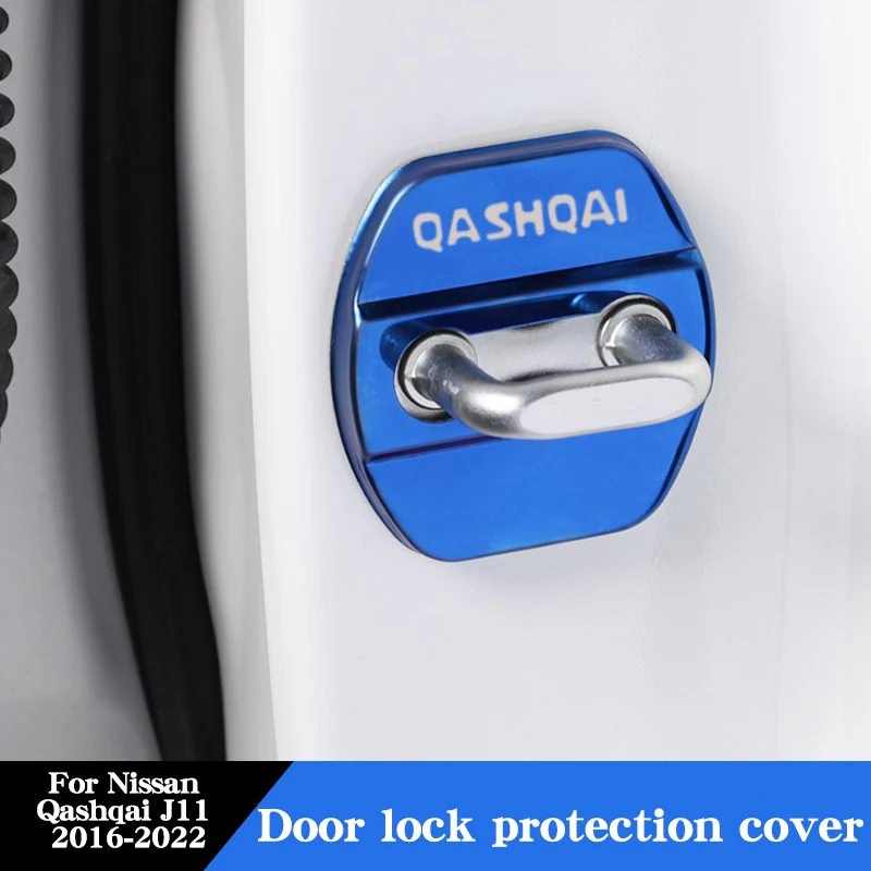 

For Nissan Qashqai J11 2016 2017 2018-2022 Door Lock Protection Cover Dedicated Stainless Steel Protective Car Accessories
