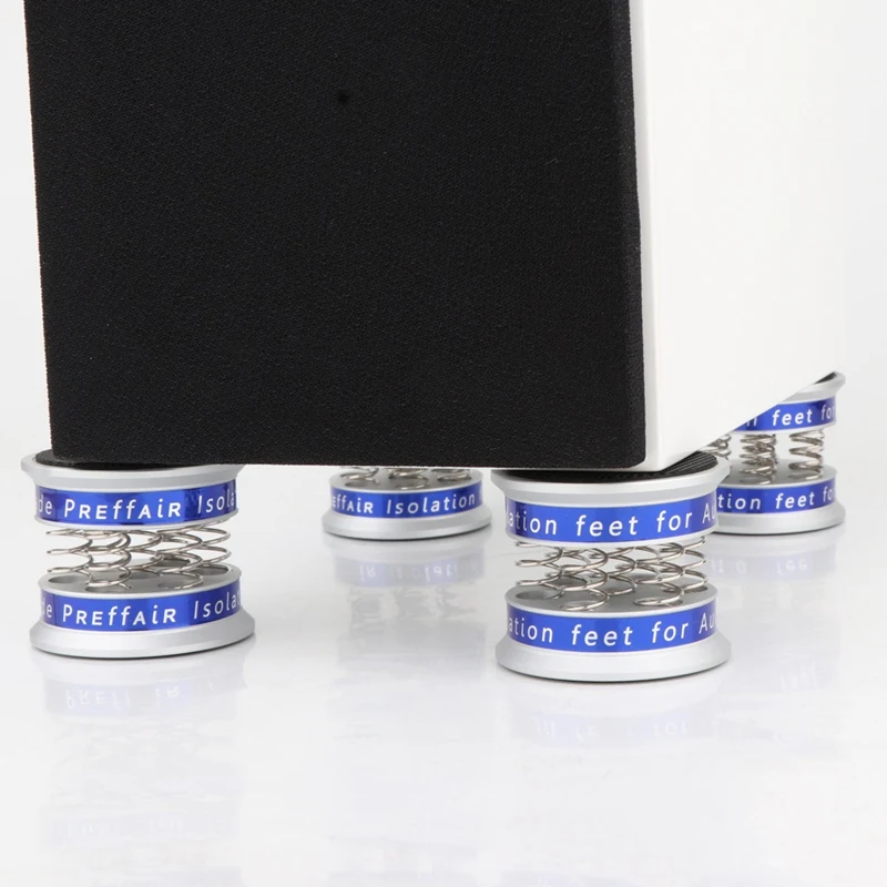 

4PCS Spring Speakers Spikes Isolation Stand Pad for HiFi Amplifier/Speaker/Turntable/Player