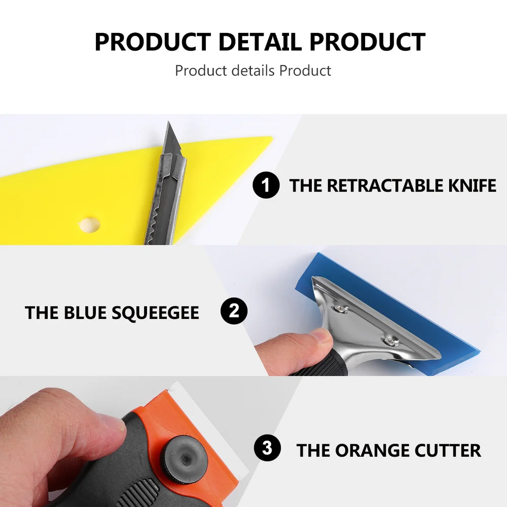

Vehicle Sticker Installation Kit 11 Pieces Window Tint Kit Window Tint Tool