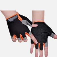 cycling mittens anti slip anti sweat men women universal half finger gloves breathable anti shock sports gloves bicycle glove