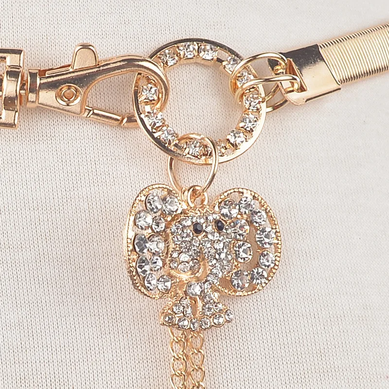 Женский эластичный пояс цепочка с лисой на талии модный универсальный