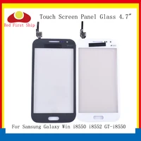 10pcslot touchscreen for samsung galaxy win gt i8552 gt i8550 i8552 touch screen digitizer panel sensor front i8550 lcd glass