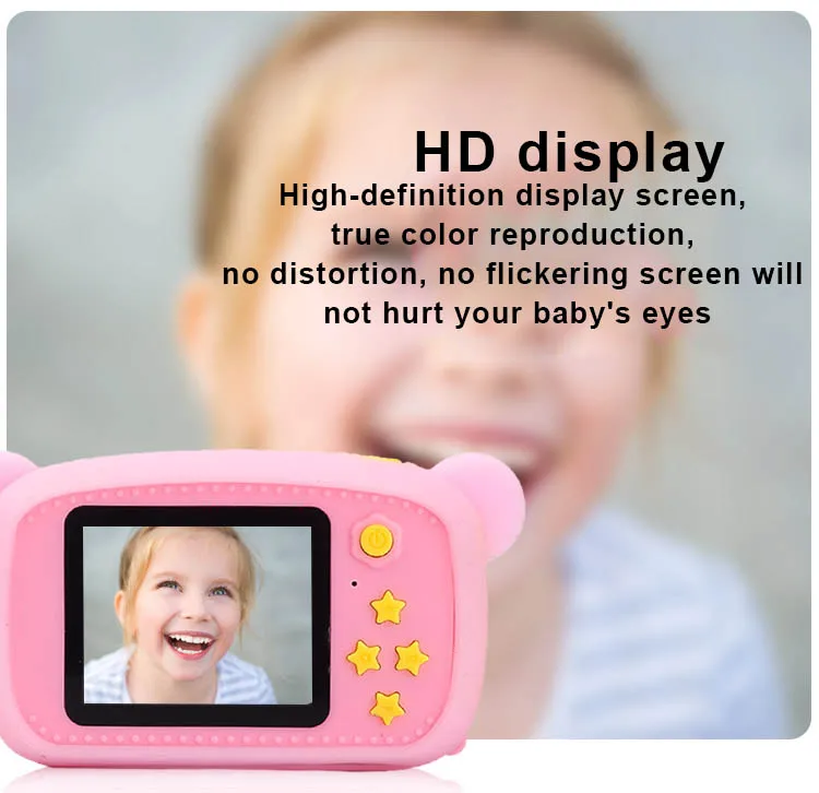 

X9 Baby Children Cartoon Camera Cam Cute Rabbit Bear Full HD 1920x1080P Kid Mini Video Digital Children Camera Camcorder