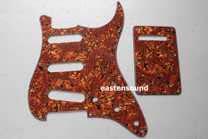 Чехол для гитары С Рисунком Тигра в полоску накладка SSS & Задняя панель Tremolo 4
