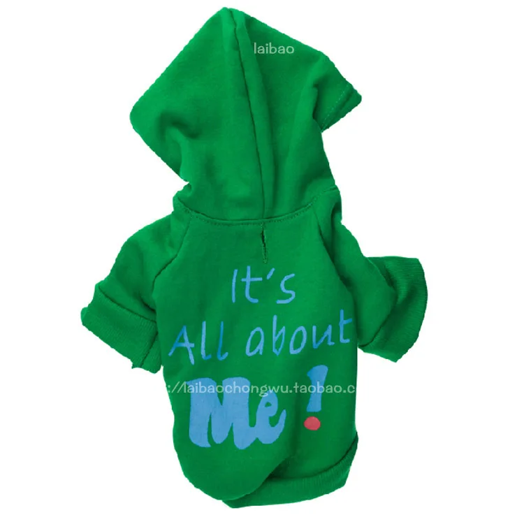 

Pet clothing dog clothing with cap t-shirts autumn and winter style puppy clothes