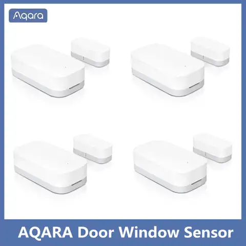Датчик открытия окон и дверей Aqara Zigbee 3,0, Беспроводной сенсор, работает с приложением Mi Home для умного дома Xiaomi mijia