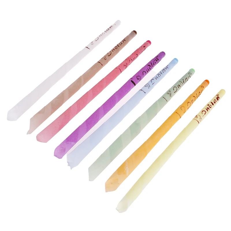 

10 шт. индийские Coning Аромат ухо свечи для чистки ушей в форме свечи натуральные свечи ушной серы обработки ушной серы массажный массажер для ...